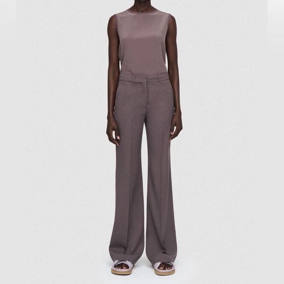 Joseph,Tailoring Wool Morrissey Trouser, Size 36 Truffle Color - Picture 2 of 5